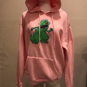 Throw back Rugrats Dino hoodie